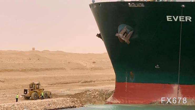 堵住苏伊士运河的巨轮脱浅，全球重要贸易动脉通行希望升温！-第1张图片